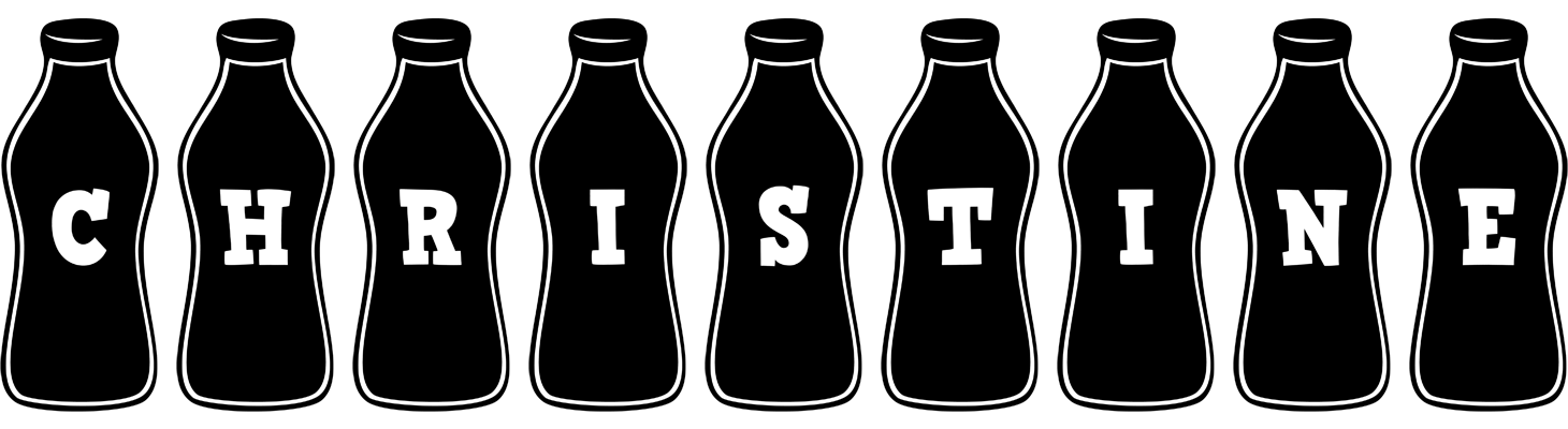 Christine bottle logo