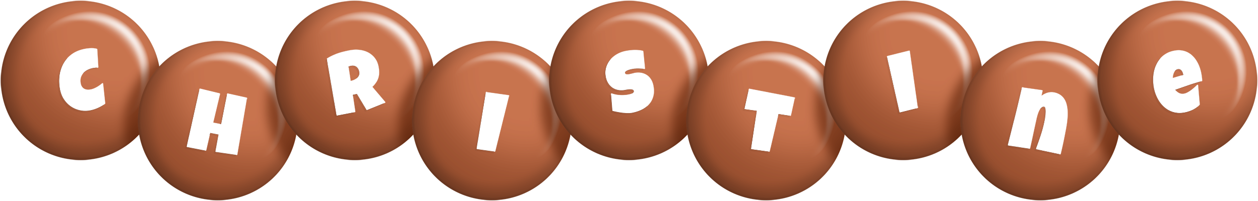 Christine candy-brown logo