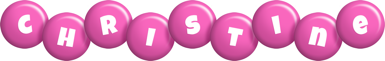 Christine candy-pink logo