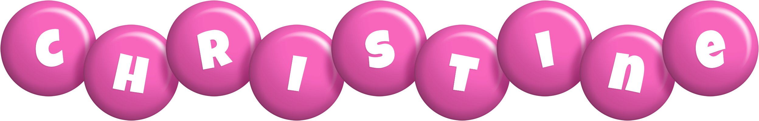 Christine candy-pink logo