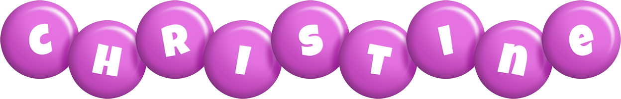Christine candy-purple logo