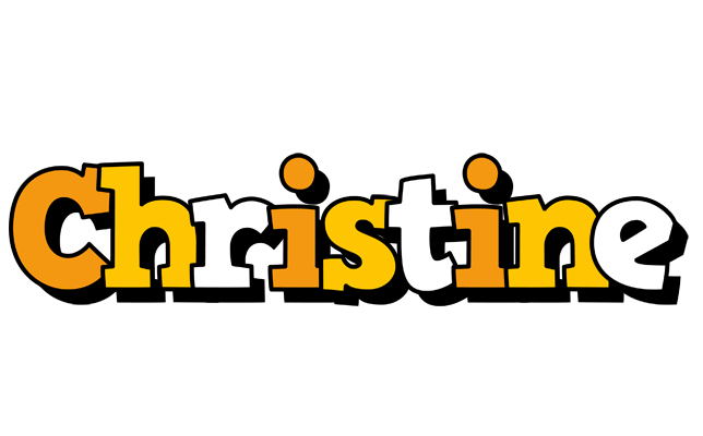 Christine cartoon logo