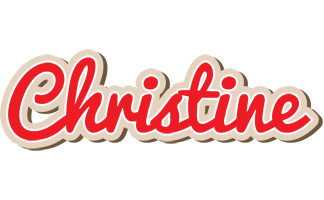Christine chocolate logo