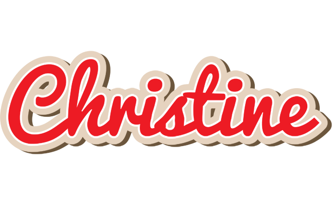 Christine chocolate logo
