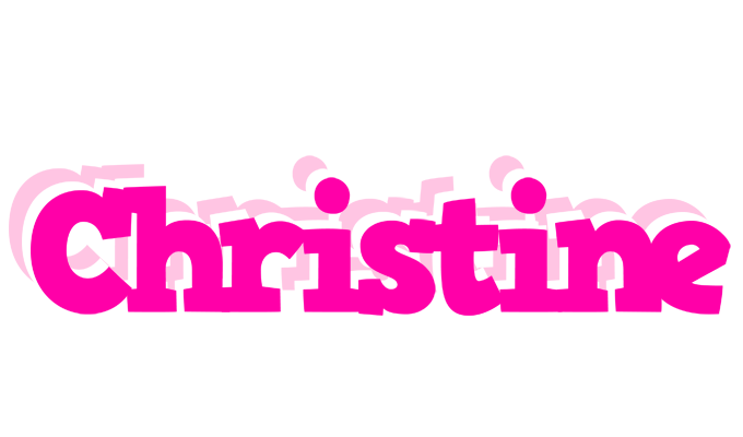 Christine dancing logo