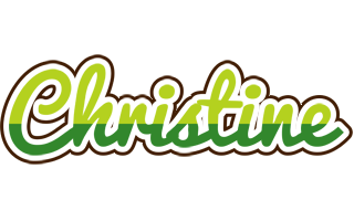 Christine golfing logo