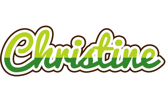 Christine golfing logo