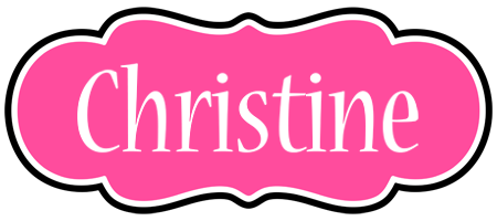 Christine invitation logo