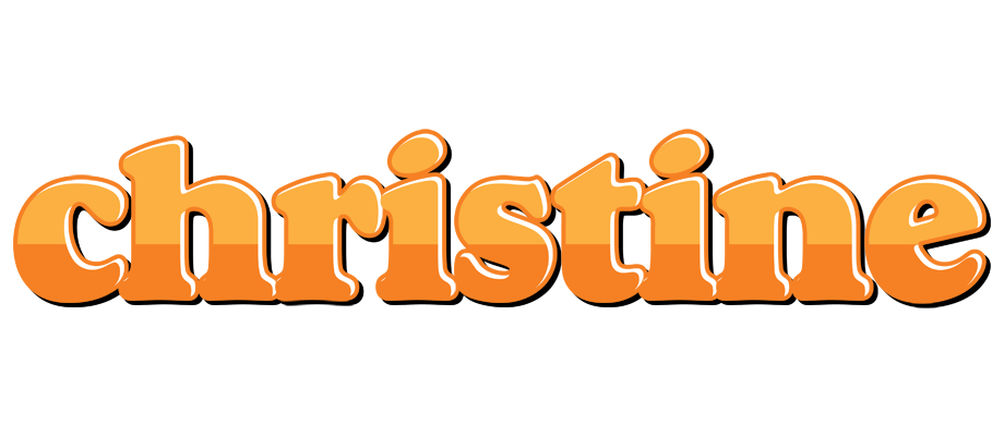 Christine orange logo