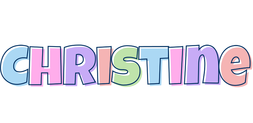 Christine pastel logo