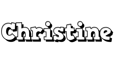 Christine snowing logo