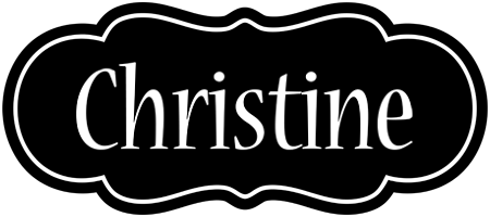 Christine welcome logo