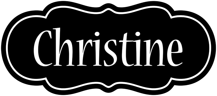 Christine welcome logo