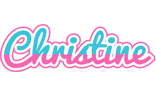 Christine woman logo