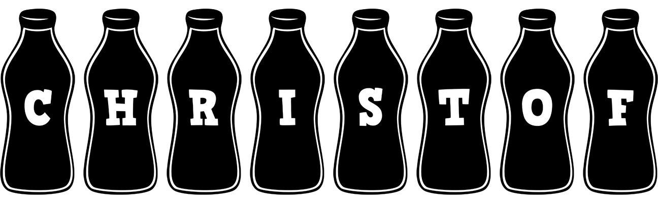 Christof bottle logo