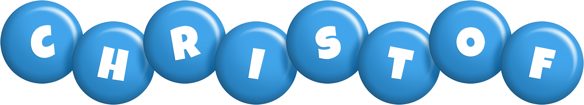 Christof candy-blue logo