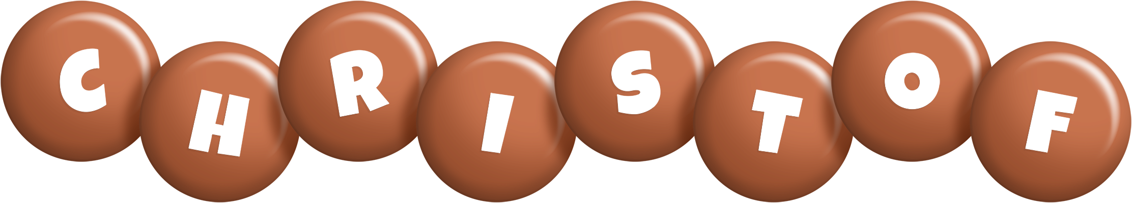 Christof candy-brown logo