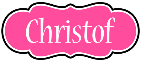 Christof invitation logo