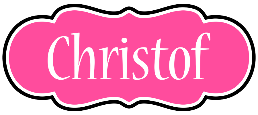 Christof invitation logo