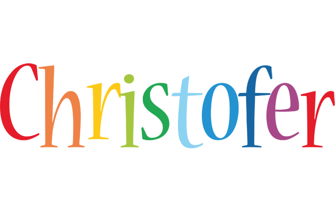 Christofer birthday logo