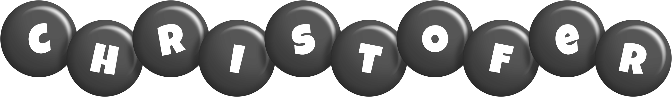 Christofer candy-black logo