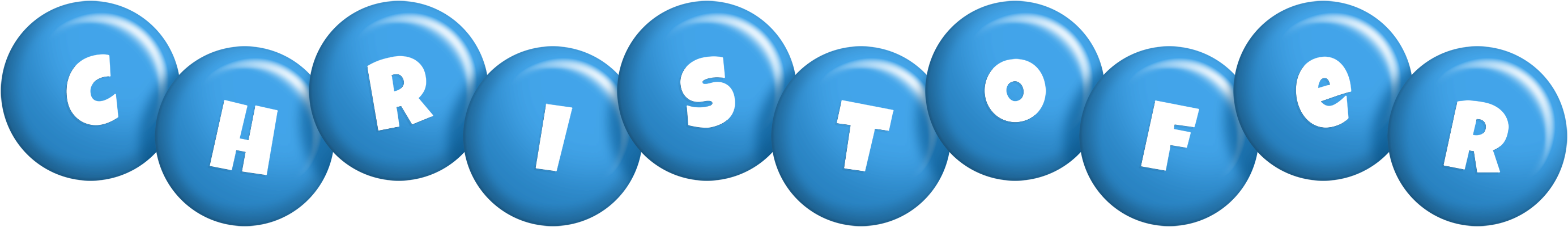 Christofer candy-blue logo