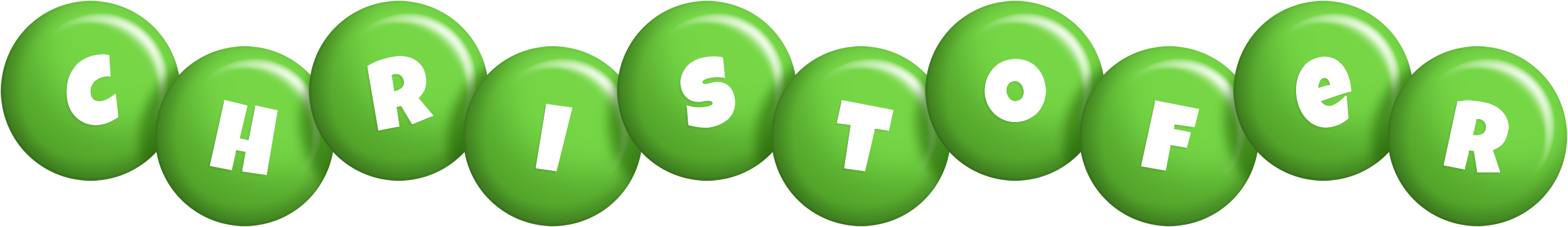 Christofer candy-green logo