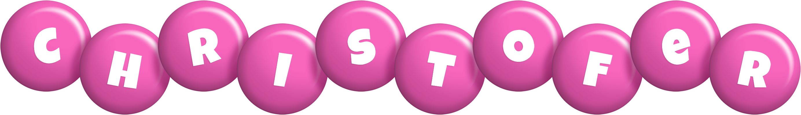Christofer candy-pink logo