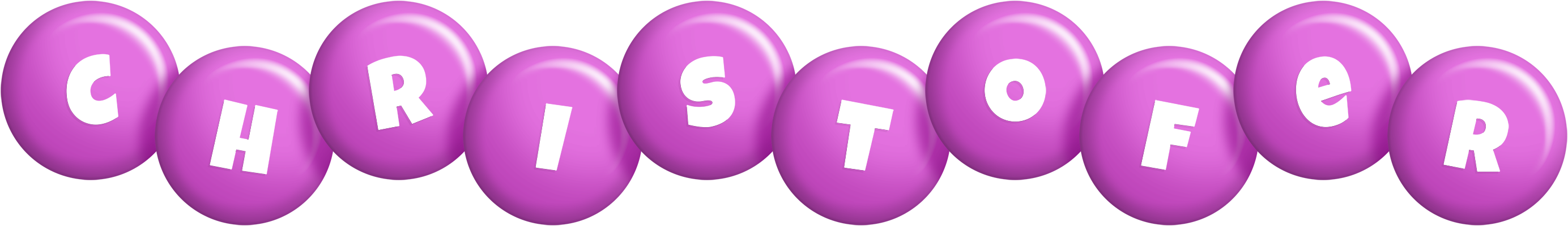 Christofer candy-purple logo