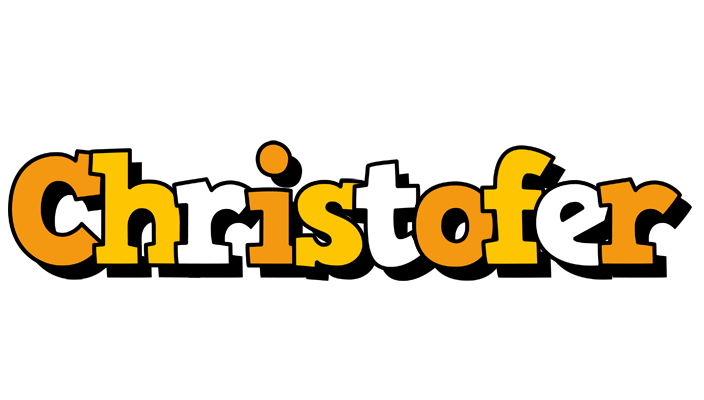 Christofer cartoon logo
