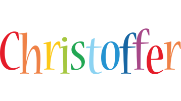 Christoffer birthday logo