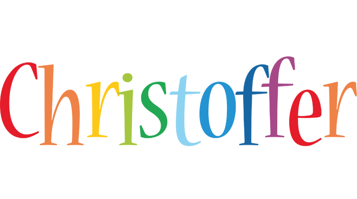 Christoffer birthday logo