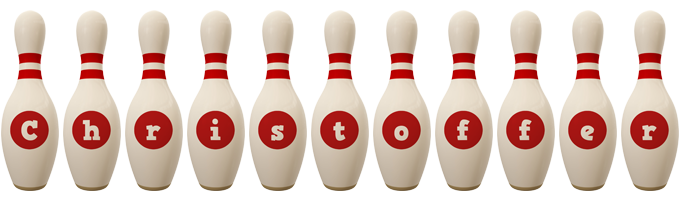 Christoffer bowling-pin logo