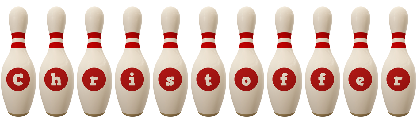 Christoffer bowling-pin logo