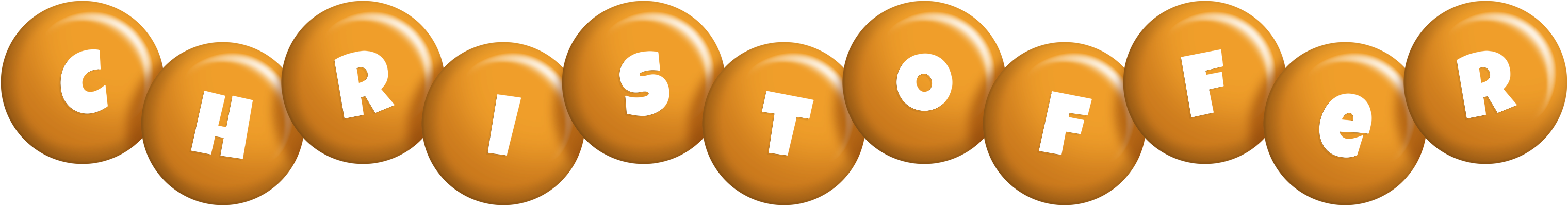 Christoffer candy-orange logo