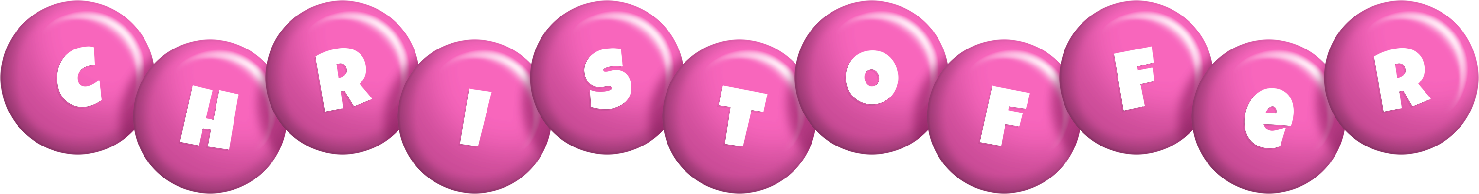 Christoffer candy-pink logo