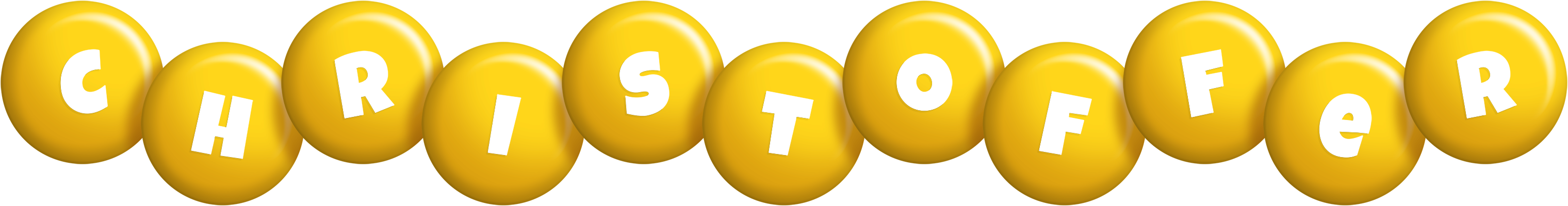 Christoffer candy-yellow logo