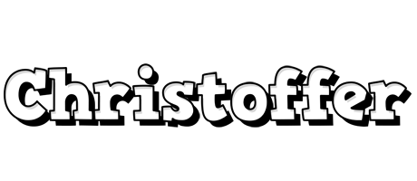 Christoffer snowing logo