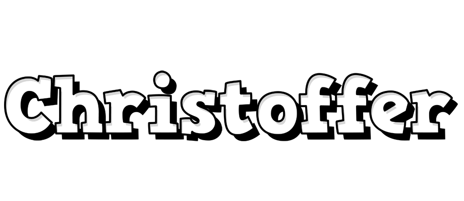Christoffer snowing logo
