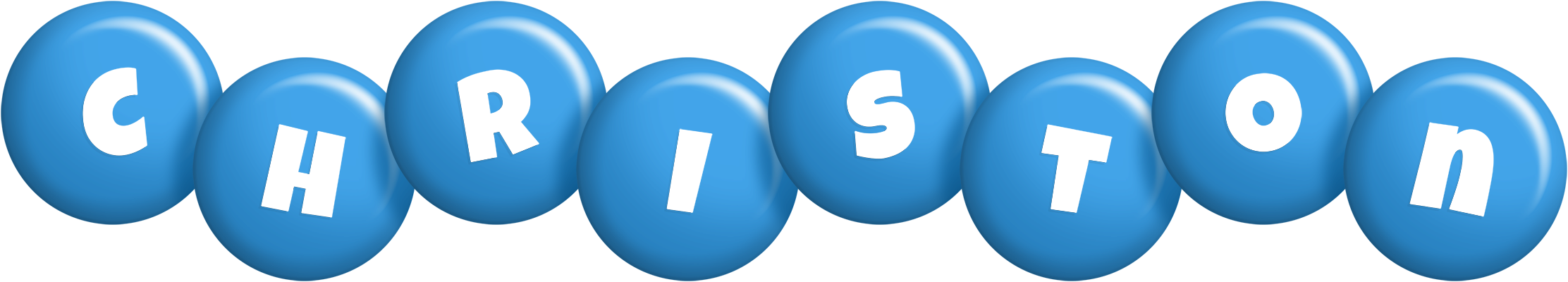 Christon candy-blue logo