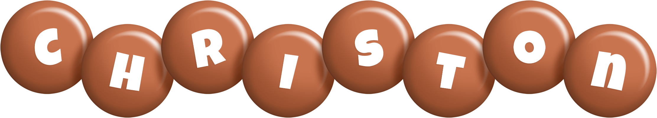 Christon candy-brown logo