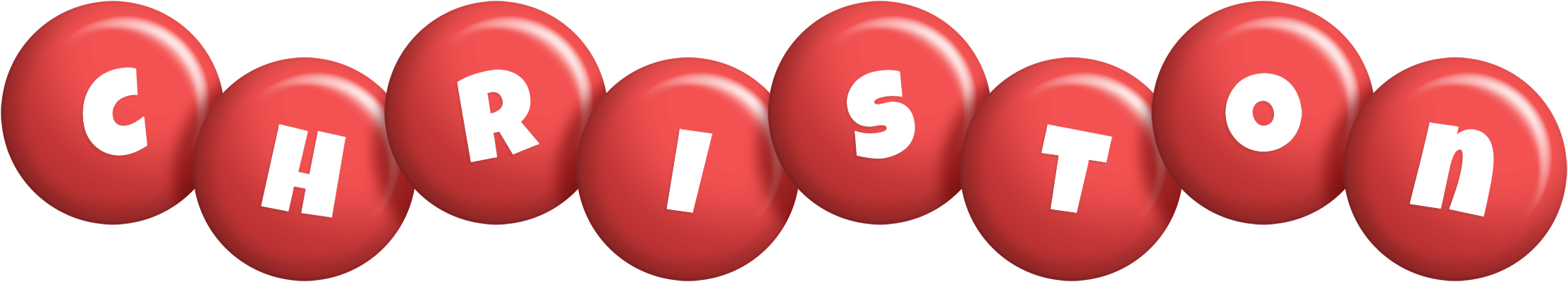 Christon candy-red logo