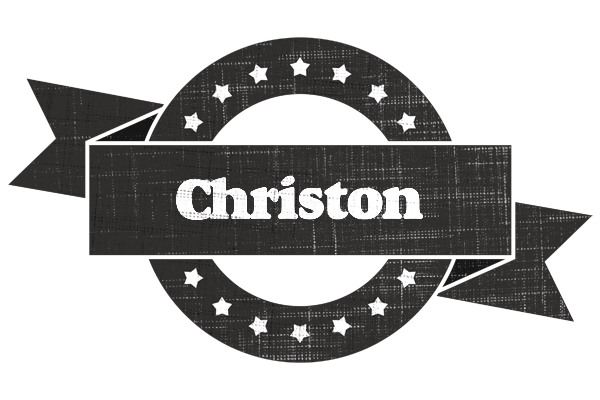 Christon grunge logo