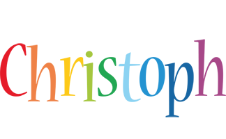 Christoph birthday logo