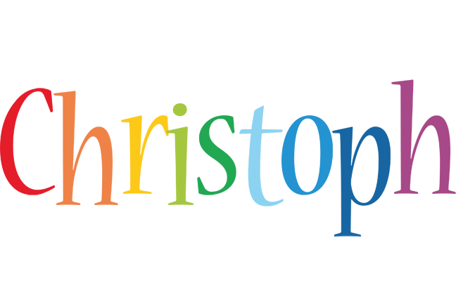 Christoph birthday logo
