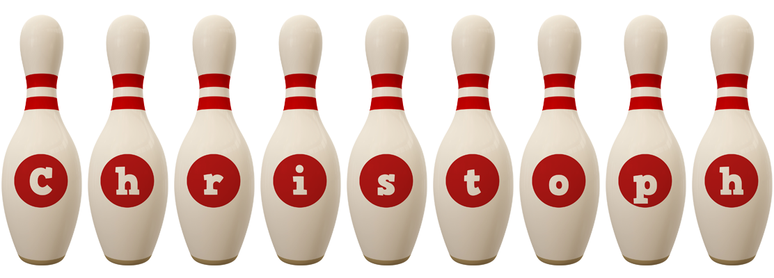Christoph bowling-pin logo