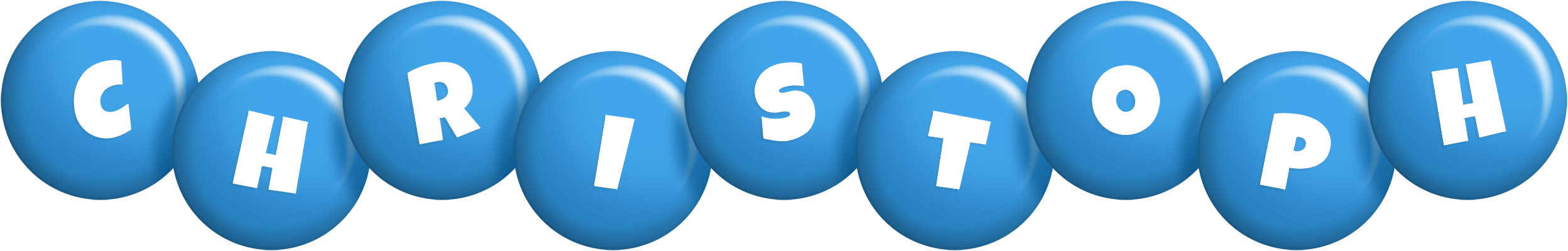 Christoph candy-blue logo