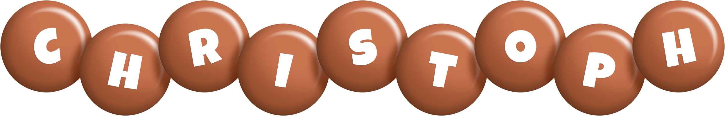 Christoph candy-brown logo