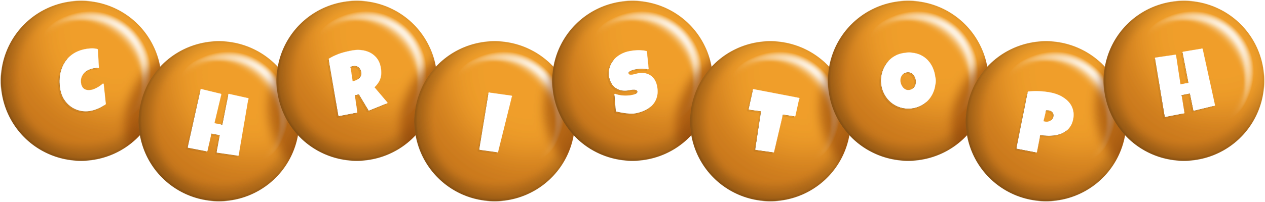 Christoph candy-orange logo
