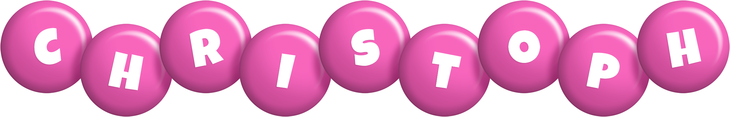 Christoph candy-pink logo